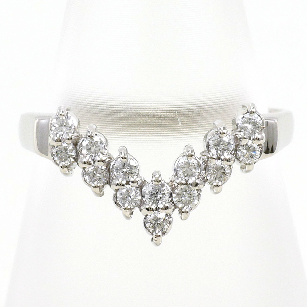 VINTAGE Silver Diamond Ring